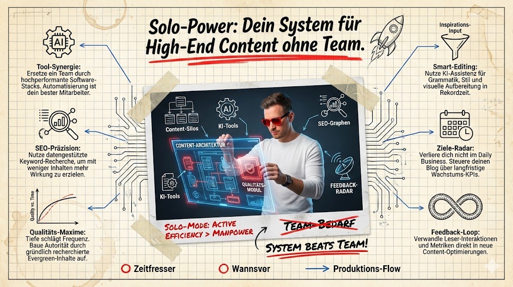 Wie kann ich als Blogger ohne Team hochwertigen Content ver&ouml;ffentlichen?