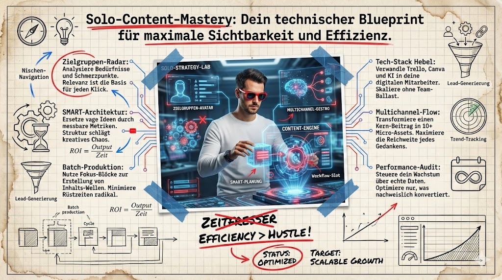 Was ist der effizienteste Weg f&uuml;r Soloselbstst&auml;ndiger, Inhalte zu planen und umzusetzen?