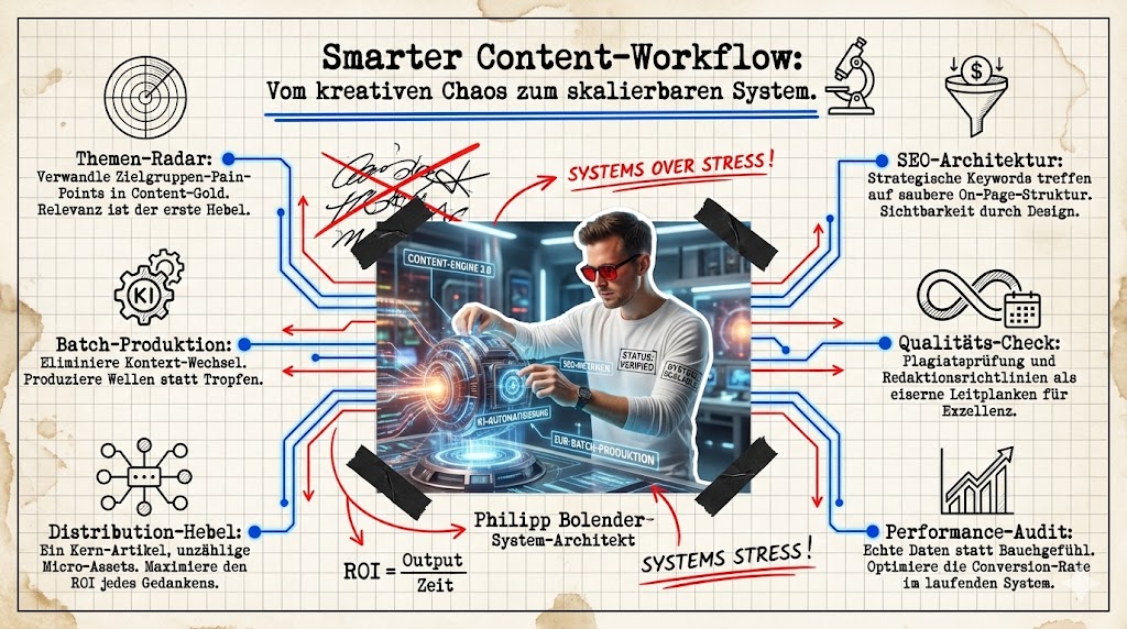 Wie sieht ein smarter Content-Workflow f&uuml;r Blogger aus?