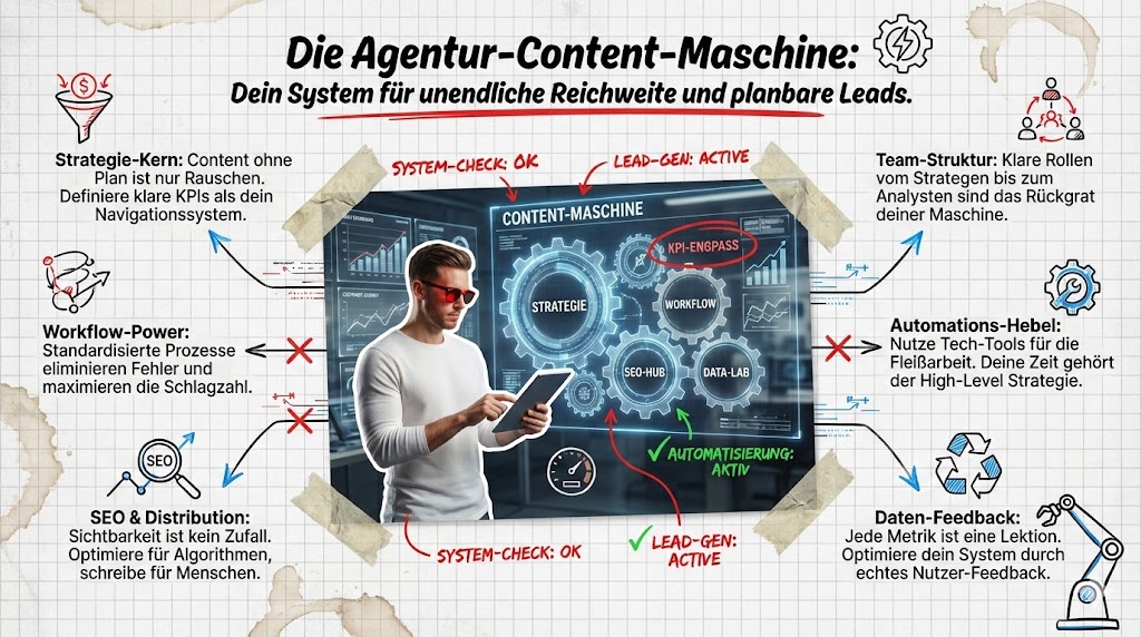 Wie kann ich als Agentur eine Content-Maschine aufbauen?