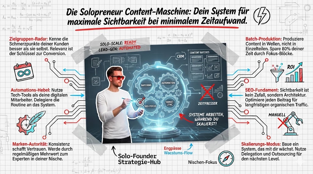 Wie kann ich als Soloselbstst&auml;ndiger eine Content-Maschine aufbauen?