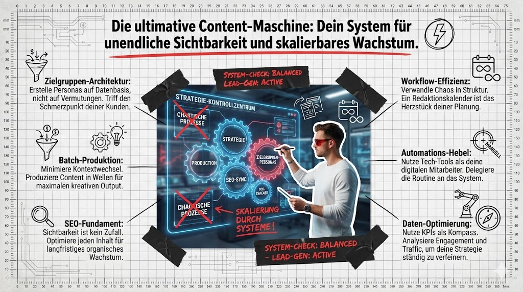Wie kann ich als Content-Marketer eine Content-Maschine aufbauen?