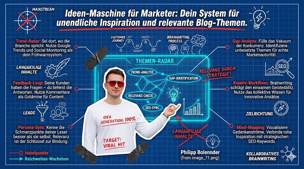 Wie finde ich als Content-Marketer st&auml;ndig neue Ideen f&uuml;r Blogartikel?