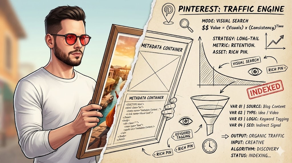 Sollte ich 2026 noch auf Pinterest setzen, wenn mein Blog primär SEO-Traffic will — oder ist das Zeitverschwendung? Sollte ich 2026 noch auf Pinterest setzen, wenn mein Blog primär SEO-Traffic will — oder ist das Zeitverschwendung?
