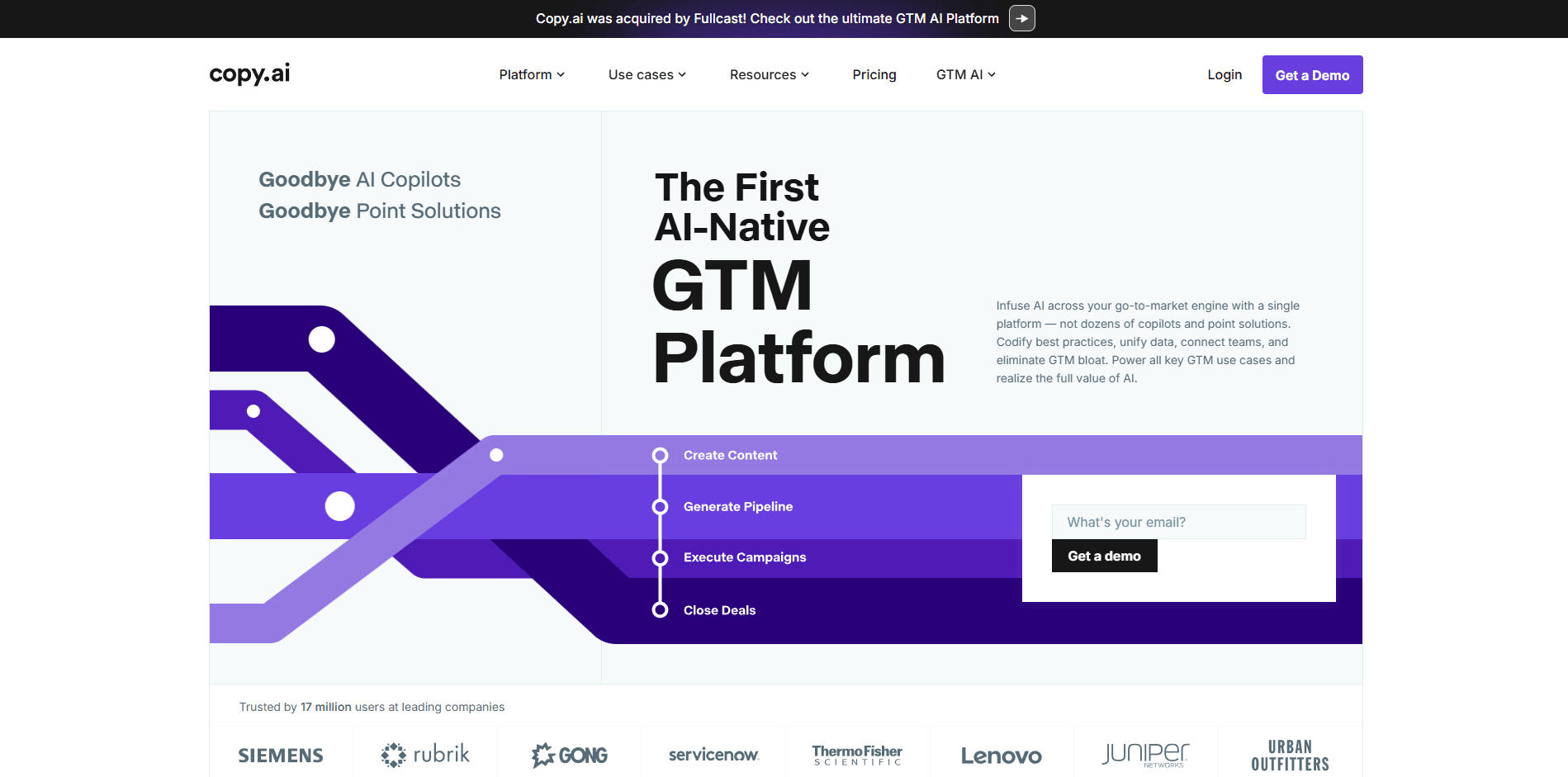 Copy.ai Dashboard