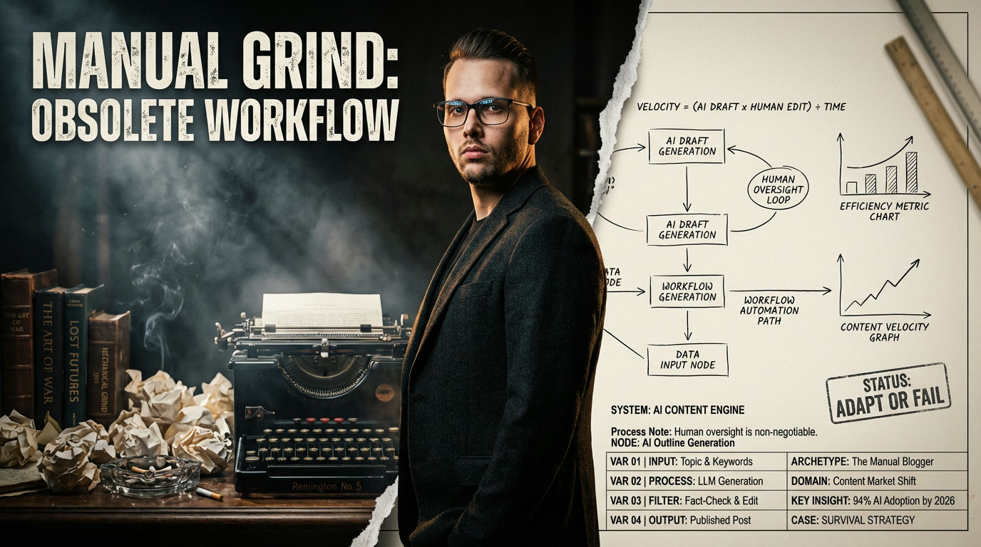 Manual Blogging Is Dead: 94% Use AI by 2026. Don't Fall Behind!